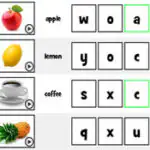 Alimentos en inglés: adivina la letra inicial