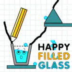Happy Glass: dibuja líneas y llena el vaso