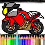 Motos para colorear online: pinta tu moto