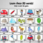 Palabras en inglés con dibujos: aprende 20 palabras