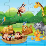 Rompecabezas de animales: puzzles online para niños