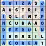 Sopa de letras de países del mundo